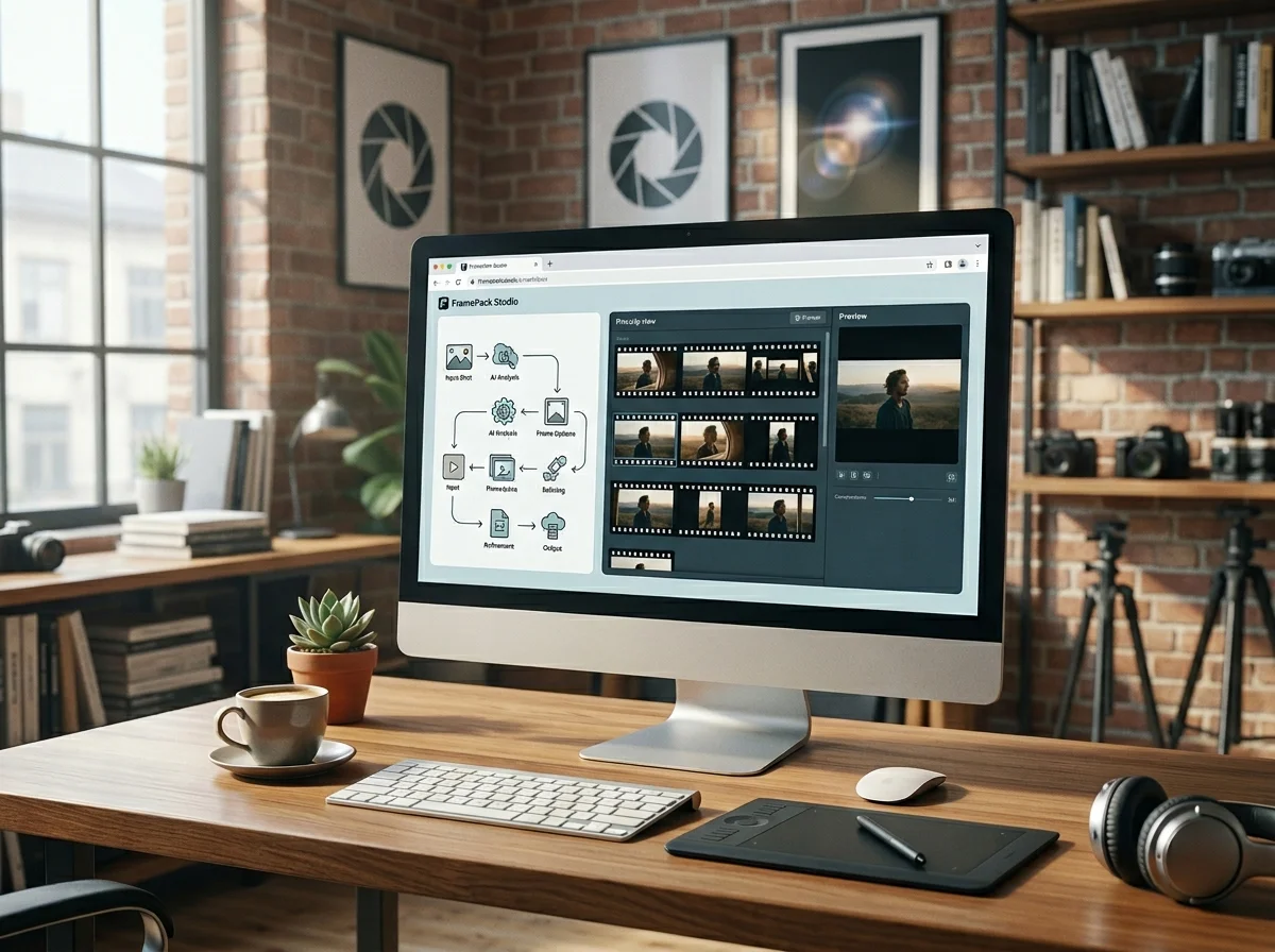 FramePack Studio 瀏覽器工作流程